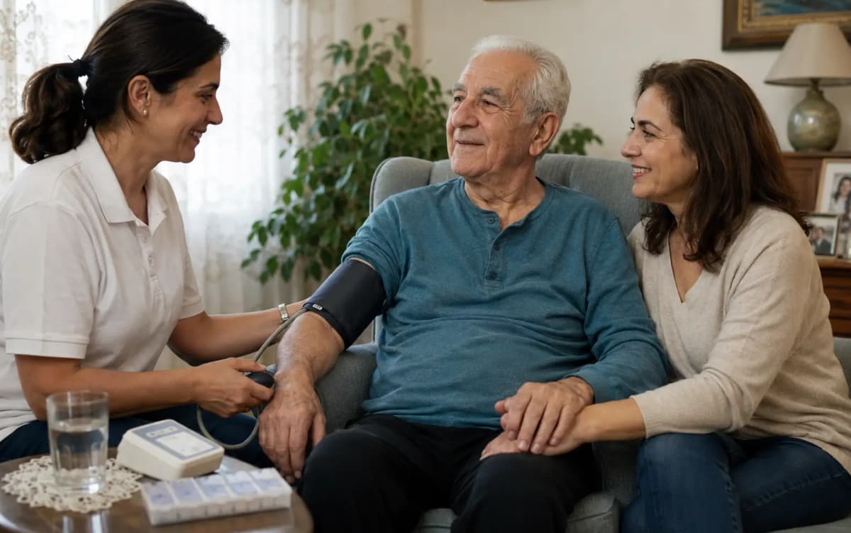 Φροντίδα ηλικιωμένου στο σπίτι μετά από εγκεφαλικό επεισόδιο