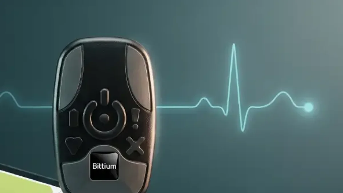 Συσκευή Holter ρυθμού Bittium Faros με ένδειξη καρδιακού ρυθμού